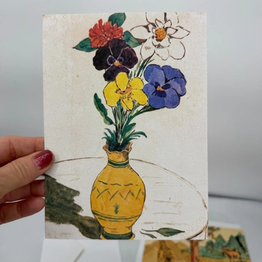 US Holocaust Memorial Museum Greeting Cards LOT of 7 Simon Jeruchim Watercolor